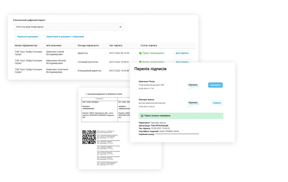 Digital signature — Система електронного документообігу | Автоматизація | СЕД